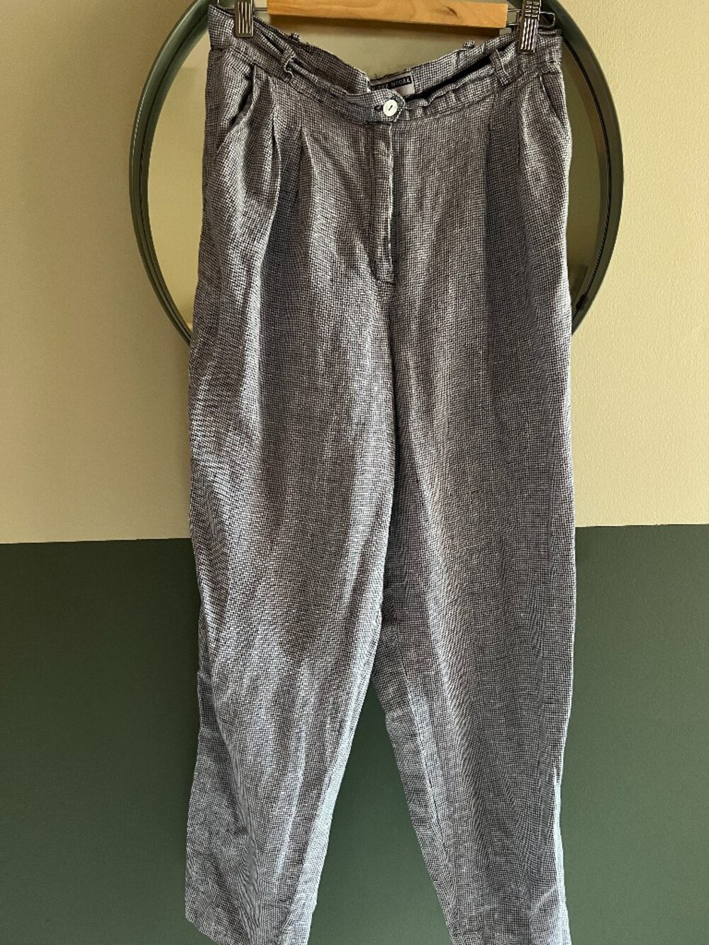 Vintage Houndstooth Trouser – Size 12 – Jennifer Moore